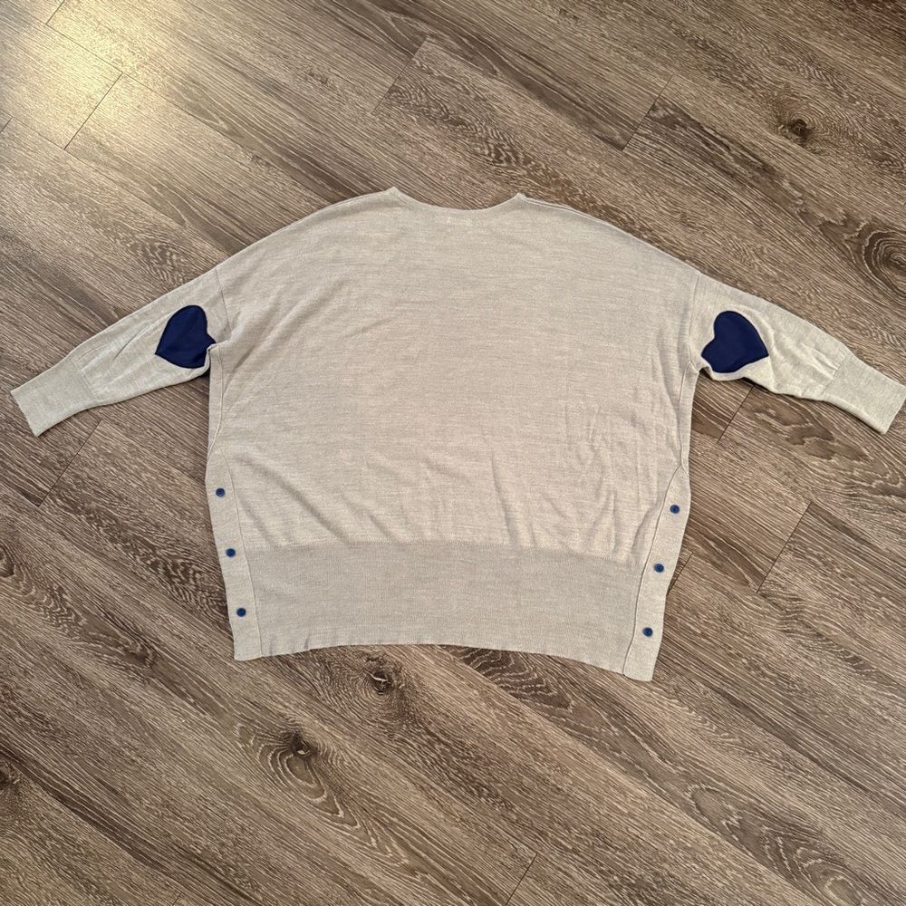 Mersea Amour Heart Elbow Patch Sweater - Picture 4 of 4